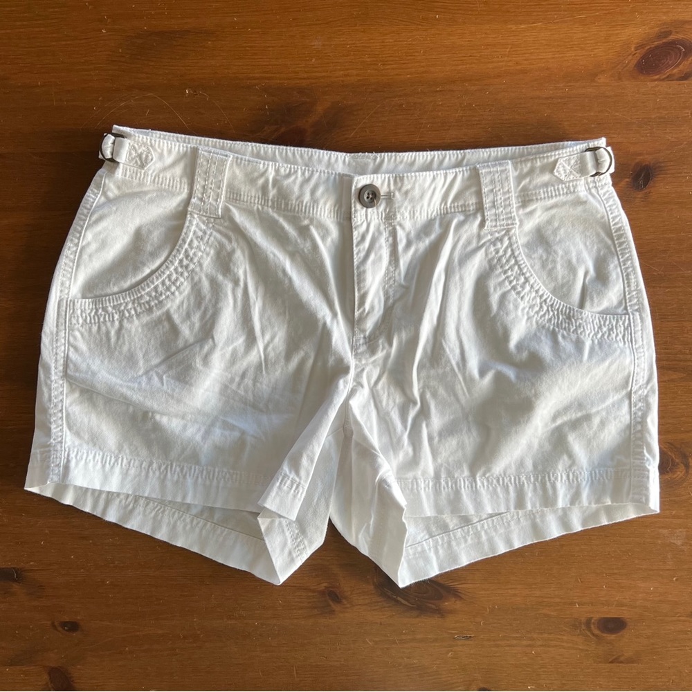 Athleta Organic Cotton Shorts - white